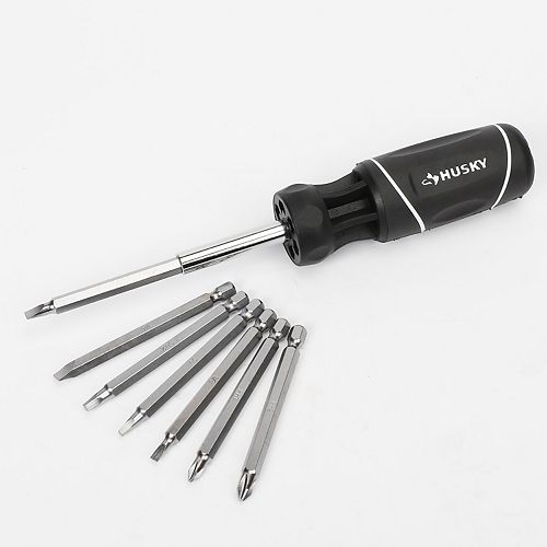 Husky 14-Piece Multi-Bitratcheting Screwdriver | The Home Depot Canada