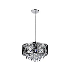 Galant 16 inch 5 Light Chandelier with Chrome Finish