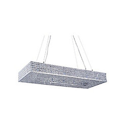 Dannie 39 inch 16 Light Chandelier with Chrome Finish