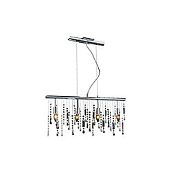 Janine 30 inch 4 Light Chandelier with Chrome Finish