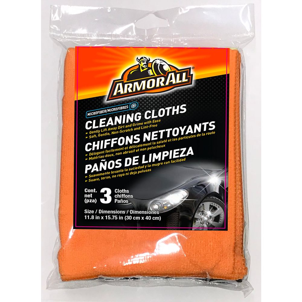 Armor All 3 Microfiber Cleaning Cloths 12/3ct The Home Depot Canada