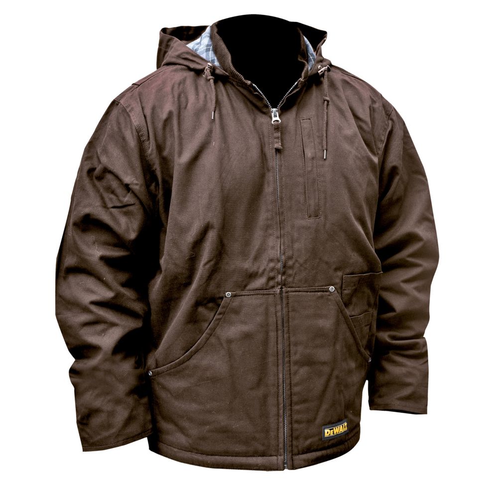 DEWALT Heated Heavy Duty Work Coat with 20 V Max Battery, Charger and
