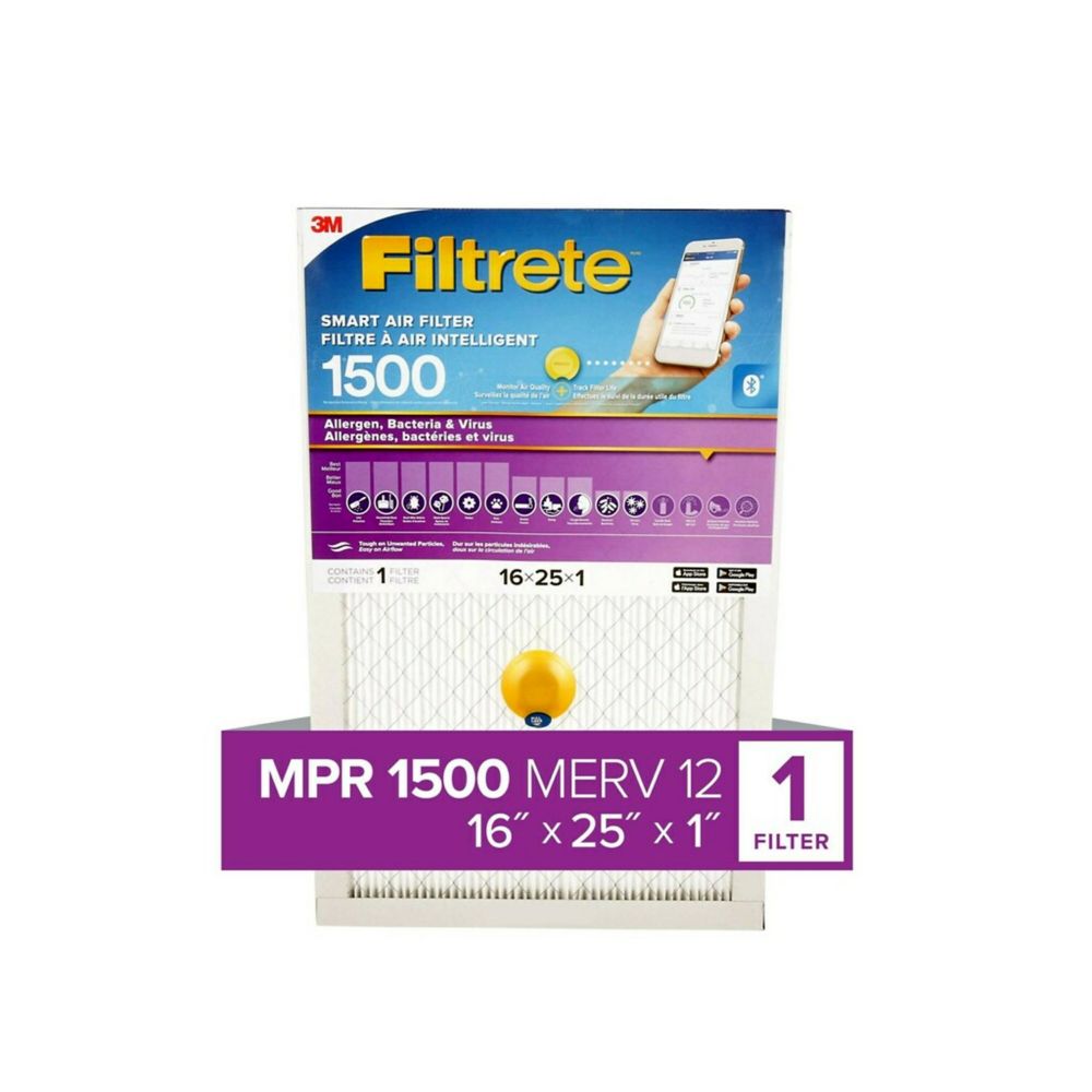 Filtrete Filters 16inch x 25inch x 1inch Ultra Smart Air Filter