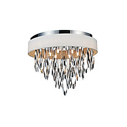 19 pouce Excel 6 Lumière Plafonnier avec Fini chromé