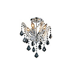 Payton 14-inch 4 Light Flush Mount with Chrome Finish