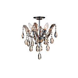 Payton 14 inch Four Light Flush Mount with Chrome Finish