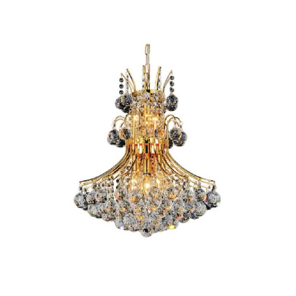 Cwi Lighting Princess 24 Inch 10 Light Chandelier With