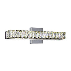 Milan 16 inch LED Wall Sconce with Chrome Finish