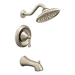 Wynford Trol Tub/Shower en nickel brossé (valve vendue séparément)