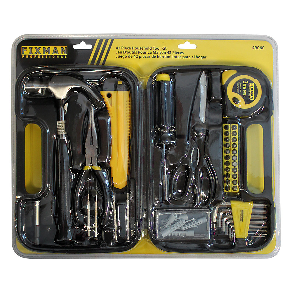 42-Piece Household Tool Kit