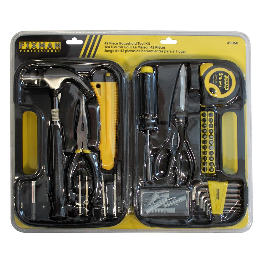 42-Piece Household Tool Kit