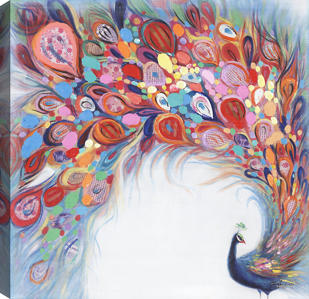 Peacock Beauty Animal Art Canvas Print Wall Art Peacock Beauty Animal Art Canvas Print Wall Art