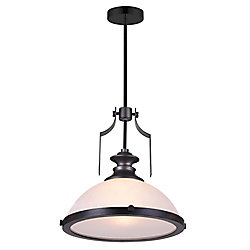 Detti 12-inch 1 Light Mini Pendant with Gun Metal Finish