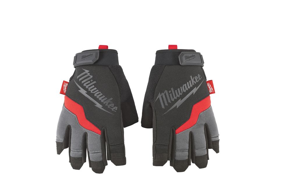 Milwaukee Tool Medium Fingerless Work Gloves The Home Depot Canada
