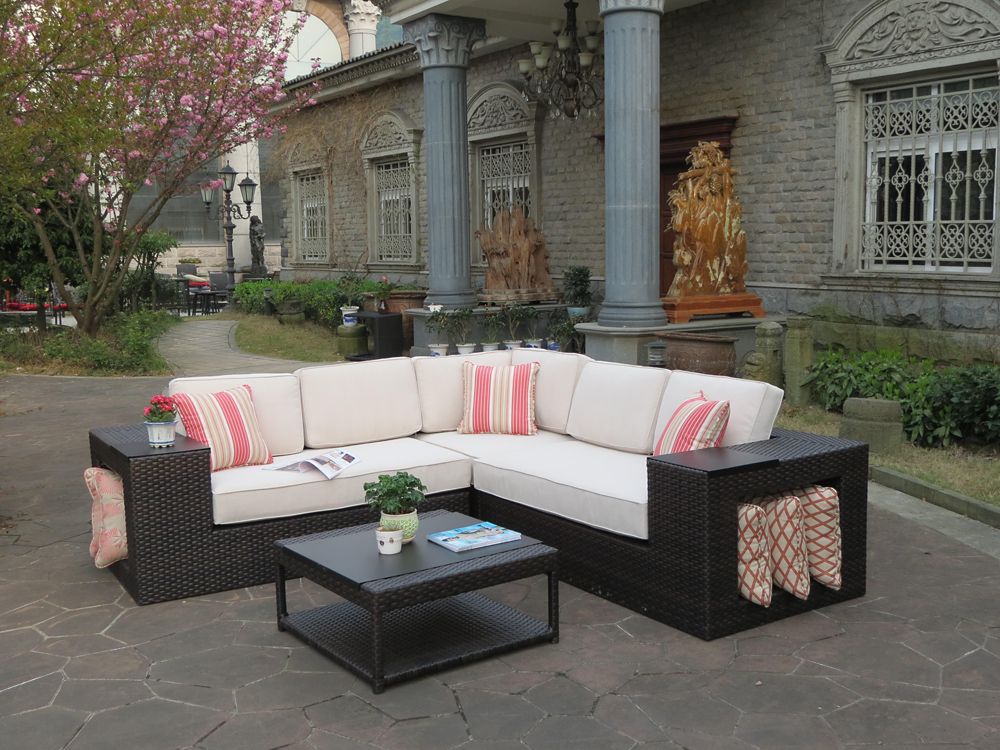 Conversation Sets The Home Depot Canada Onsight Amelia Left Right Arm Loveseat Corner Chair Ottoman W