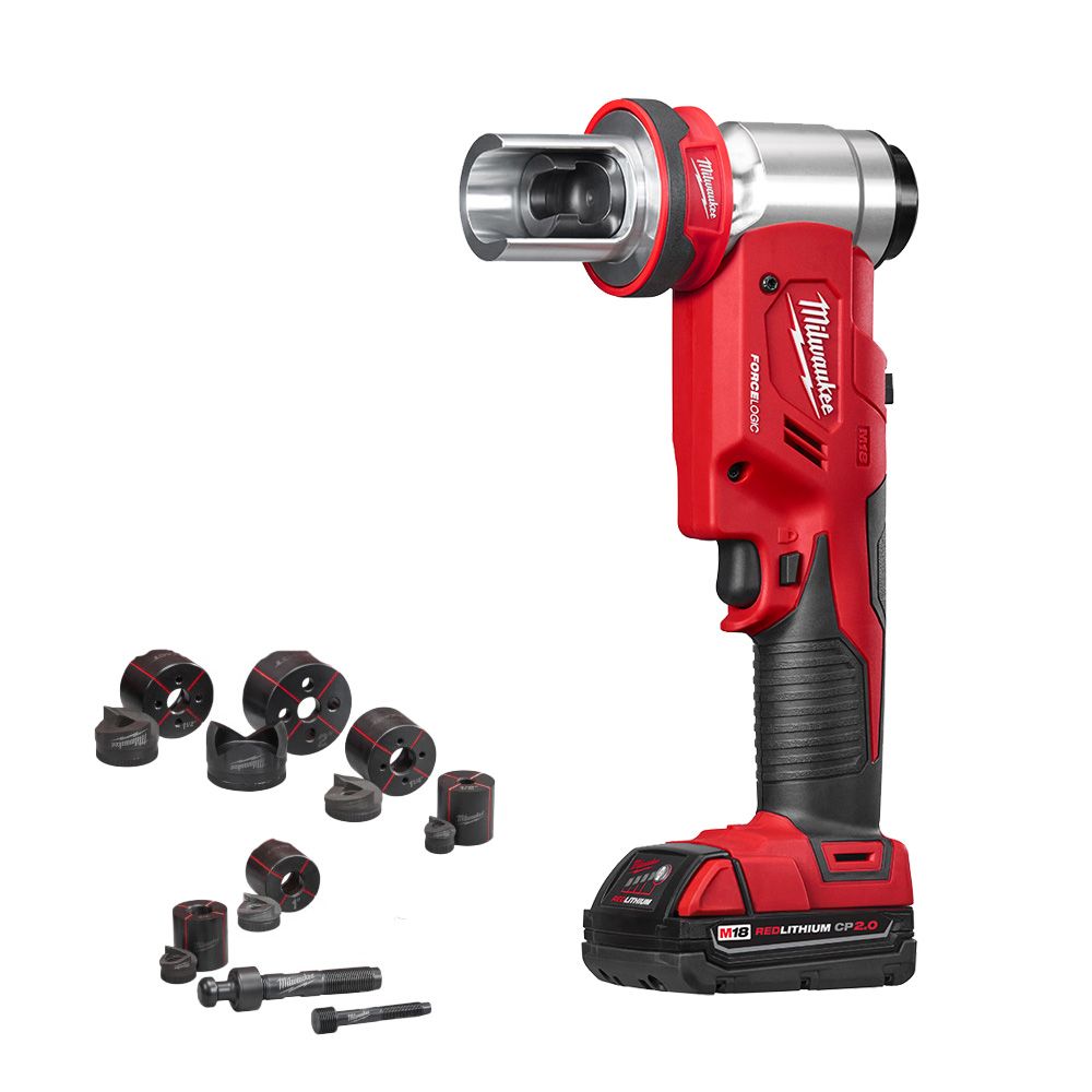 Milwaukee Tool M18 18-Volt Lithium-Ion Cordless Force Logic 6T Knockout ...