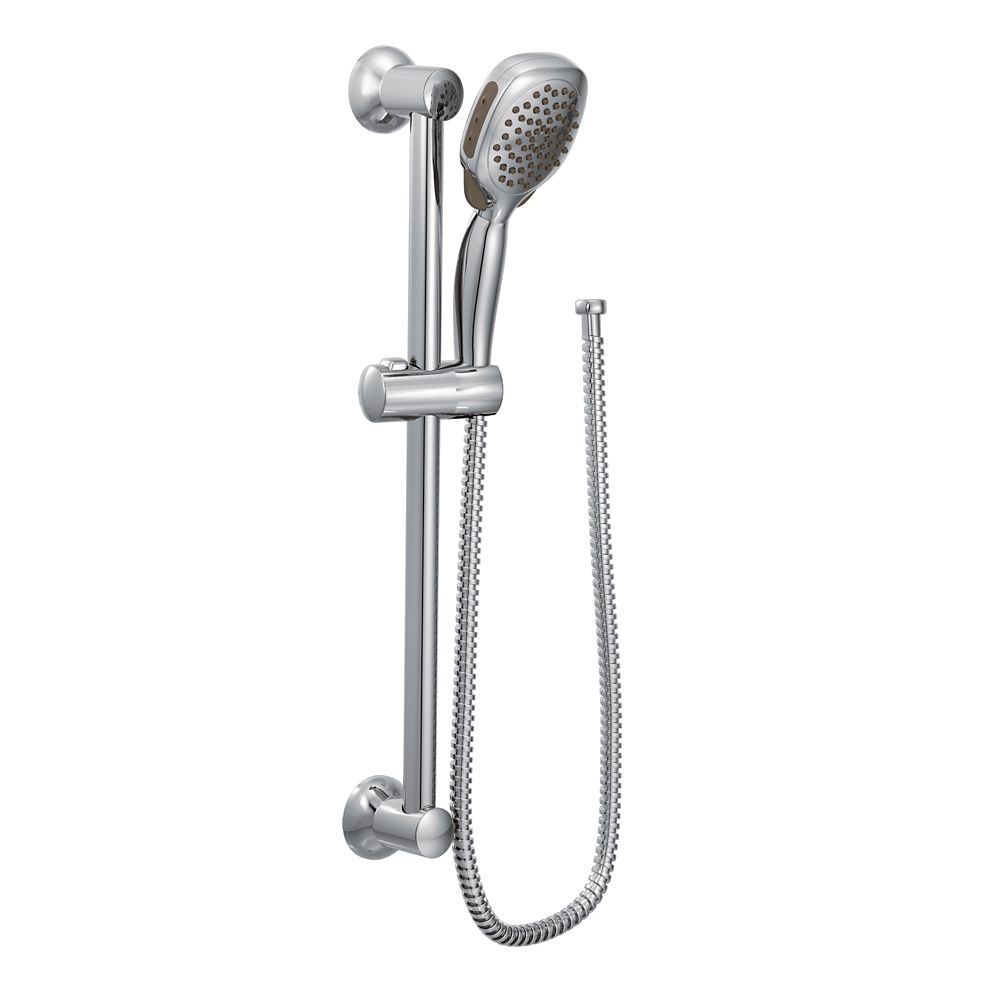 Moen Twist 4Spray Handheld Handshower With Slide Bar In Chrome The