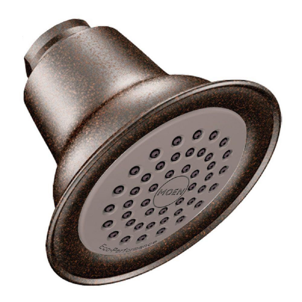 MOEN Single Function Showerhead in Oil Rubbed Bronze The Home Depot