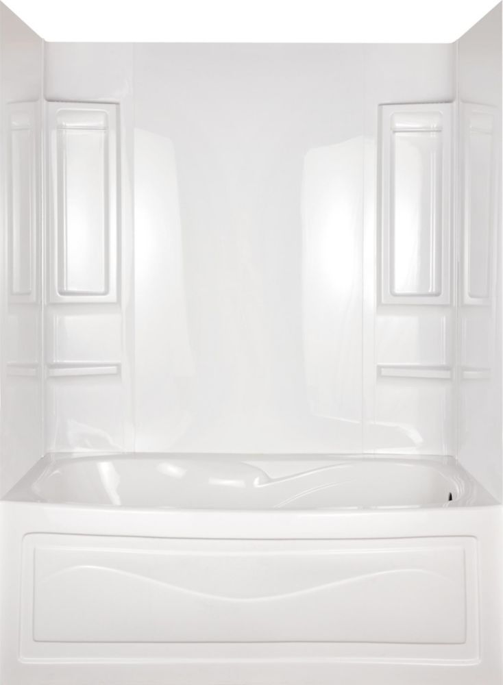 Peerless Vantage Bathtub Wall Surround The Home Depot Canada