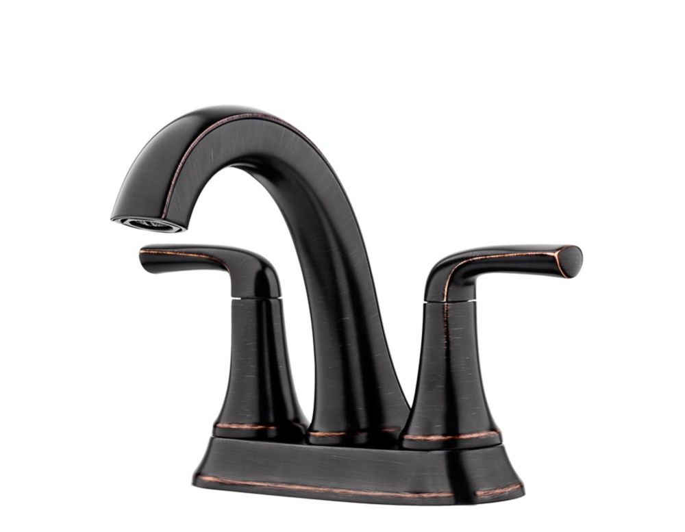 Pfister Ladera 4 in. Centerset 2-Handle Bathroom Faucet in Tuscan Bronze