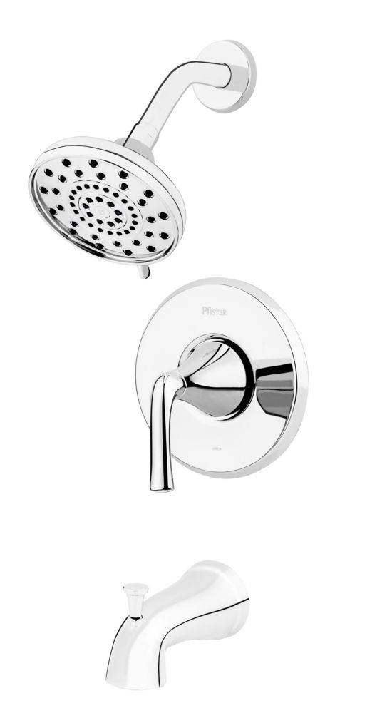 Pfister Ladera Single-Handle 3-Spray Tub and Shower Faucet in Polished Chrome