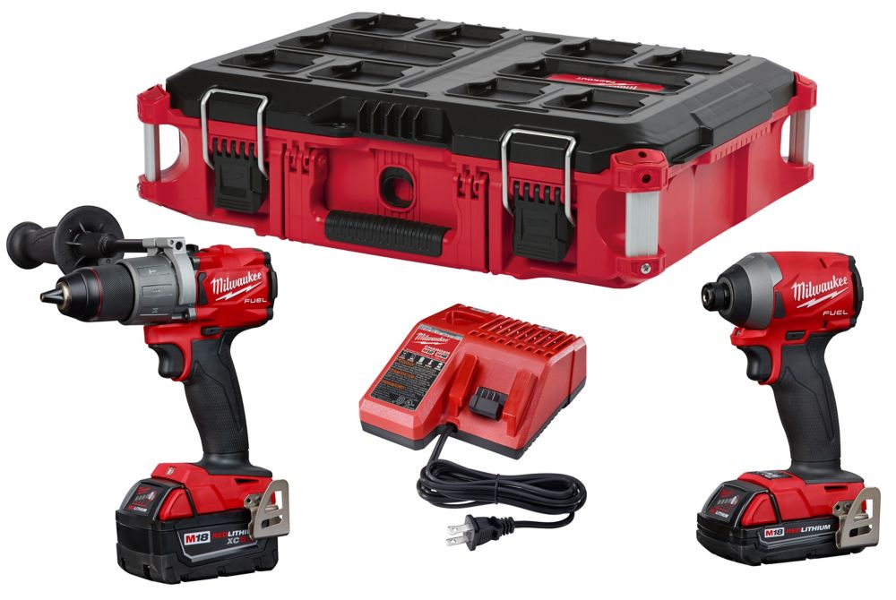 Milwaukee Tool M18 FUEL 18V Lithium-Ion Brushless Cordless Hammer Drill ...