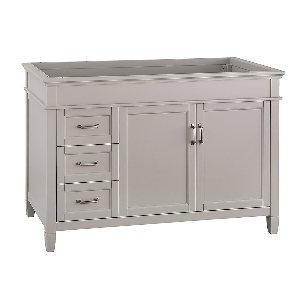 Foremost Ashburn 48 Inch Vanity Cabinet In Grey The Home Depot Canada Foremost Ashburn 48 Inch Vanity Cabinet In Grey