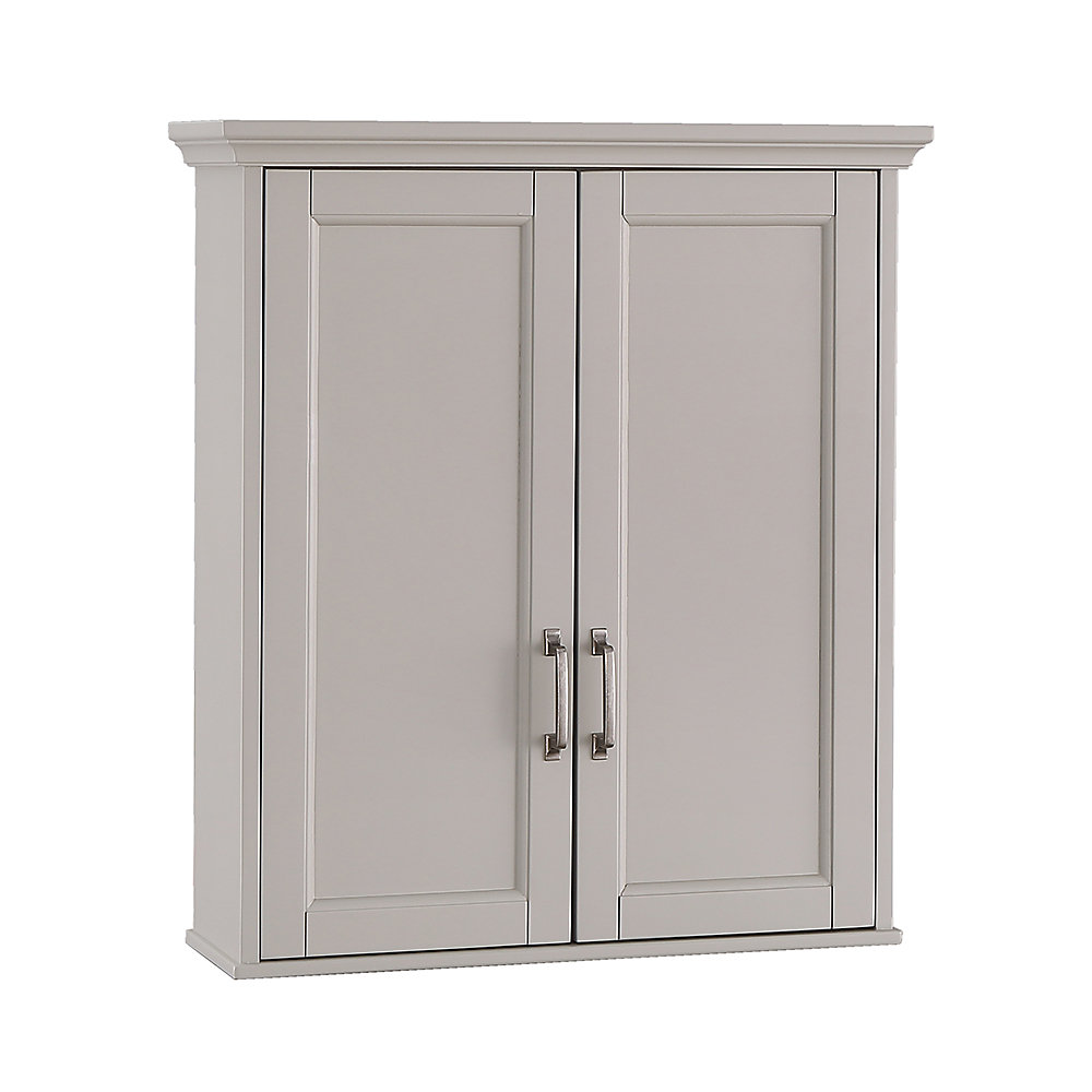 Foremost Ashburn 23 5 Inch X 28 Inch Wall Cabinet In Grey