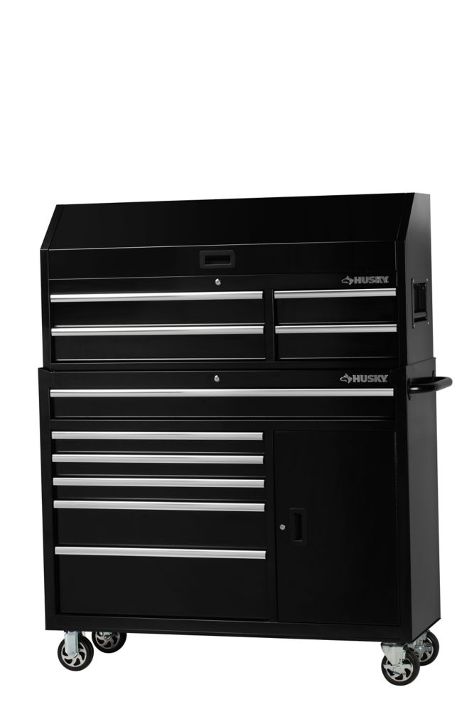 Husky 52 Inch 10 Drawer Tool Chest And Cabinet Combo
