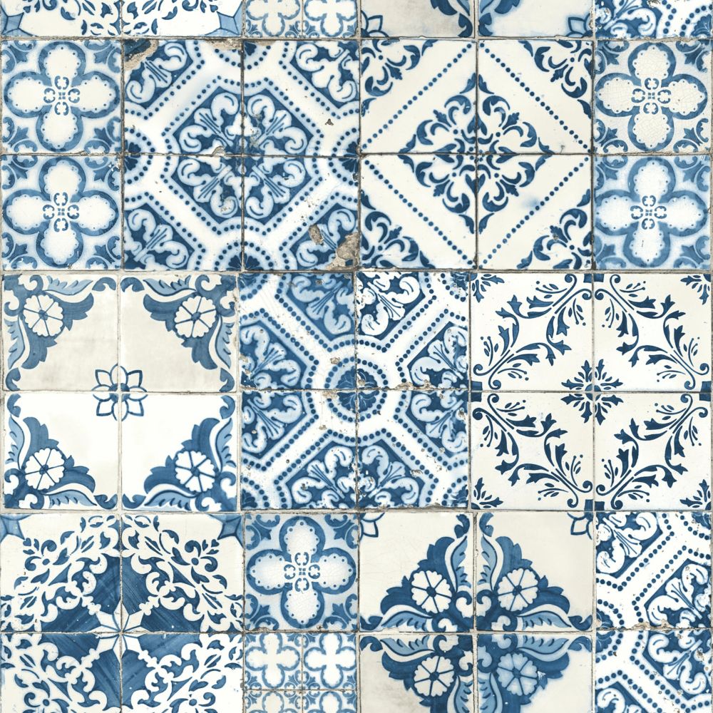 Mediterranean Tile Peel & Stick Wallpaper