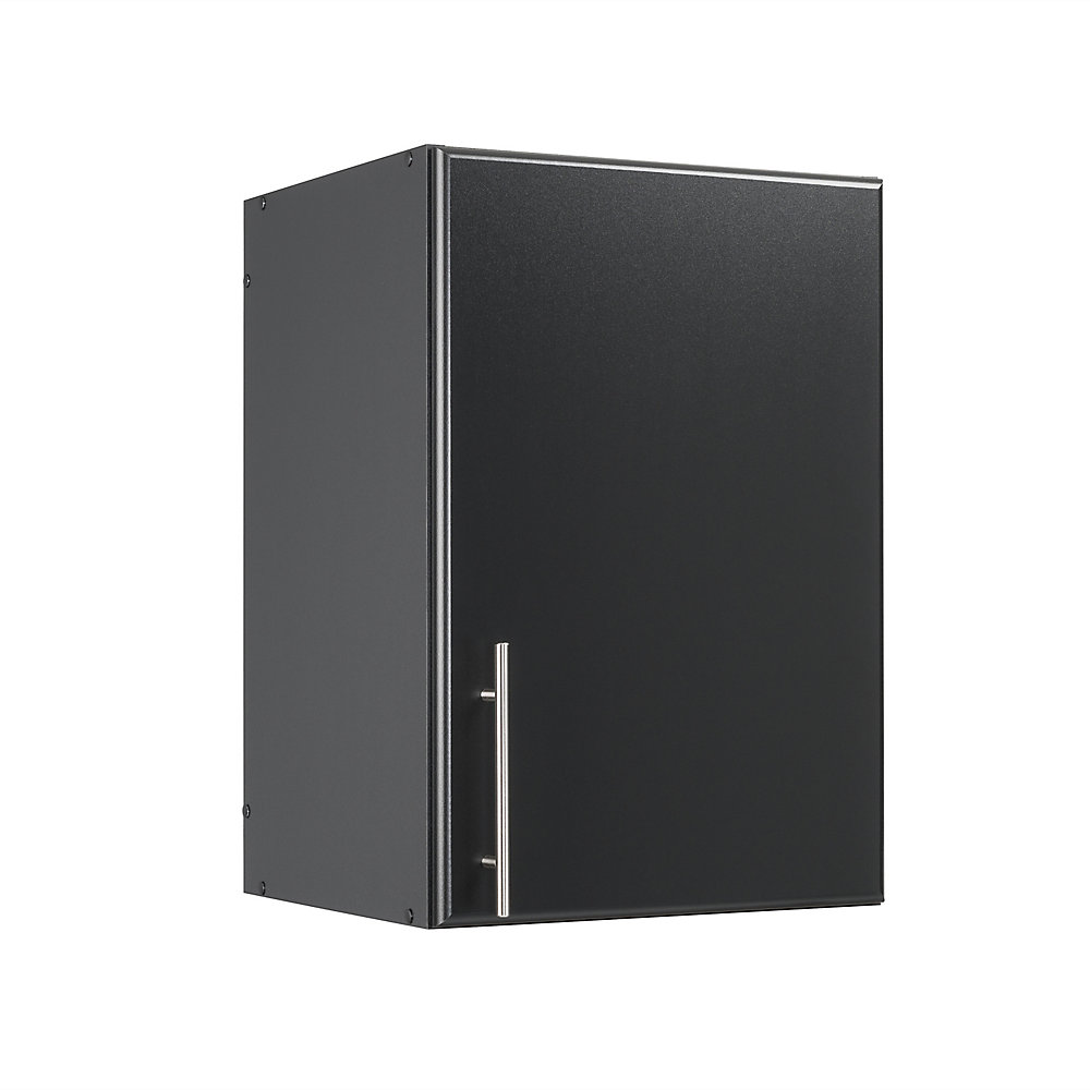 Elite 16 Inch Stackable Wall Cabinet In Black