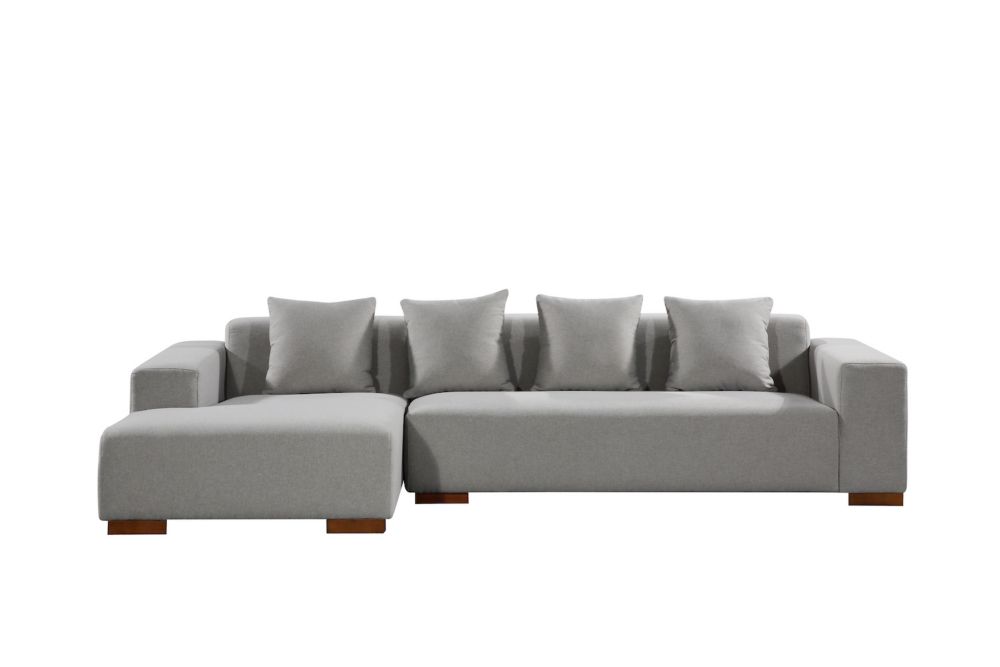 Velago LYON Sofa sectionnel gris clair à gauche Home Depot Canada