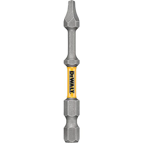DEWALT Flex Torq 2inch Square 2 Impact Ready Bits with Carabiner (10 PC