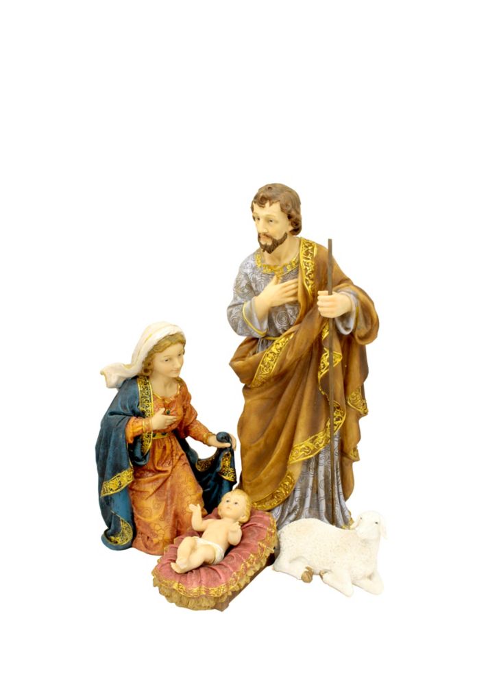 HiLine Gift 4Piece Nativity Set Statue, 18inch Tall The Home Depot