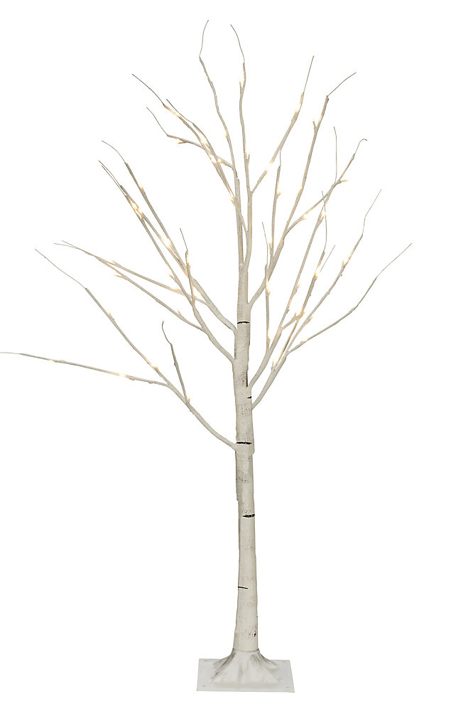 hi line gift 48 led lights white birch tree the home birch light