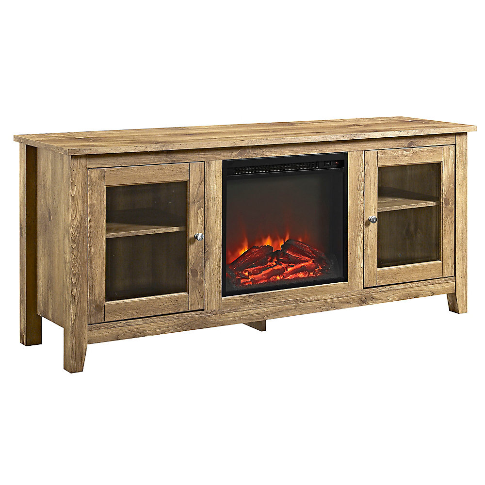Walker Edison Traditional Fireplace Tv Stand For S Up To 64 Inch Walker Edison Traditional Fireplace Tv Stand For S Up To 64 Inch Barnwood