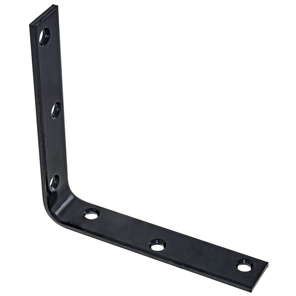 Everbilt 6inch Corner Brace in Black 1pc The Home Depot Canada