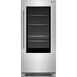 32-inch W 18.6 cu. ft. Freezerless Refrigerator in Stainless Steel, Counter Depth