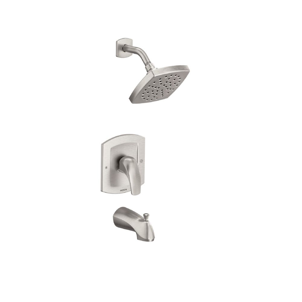 Moen Zarina Single Handle Posi Temp Bath Shower Faucet In