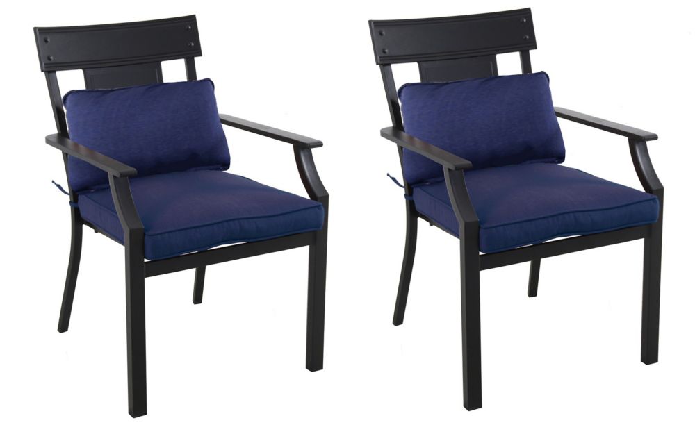 Coopersmith 2 Pack Dining Chairs - Navy