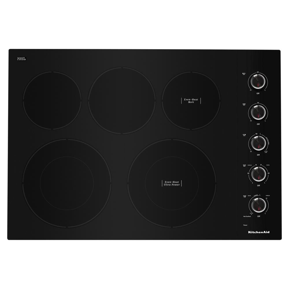 KitchenAid 30inch Electric Cooktop, 5 Elements The Home Depot Canada