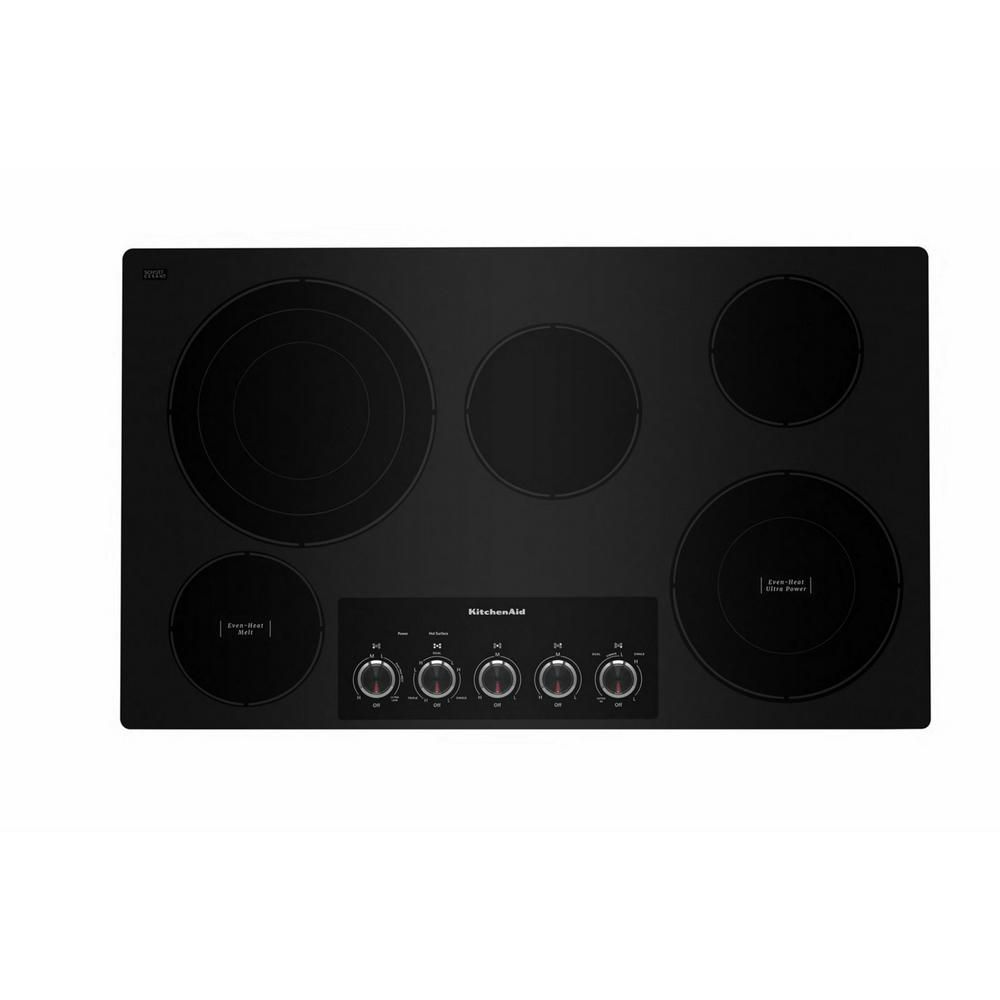 KitchenAid 36 inch Electric Cooktop, 5 Elements The Home Depot Canada