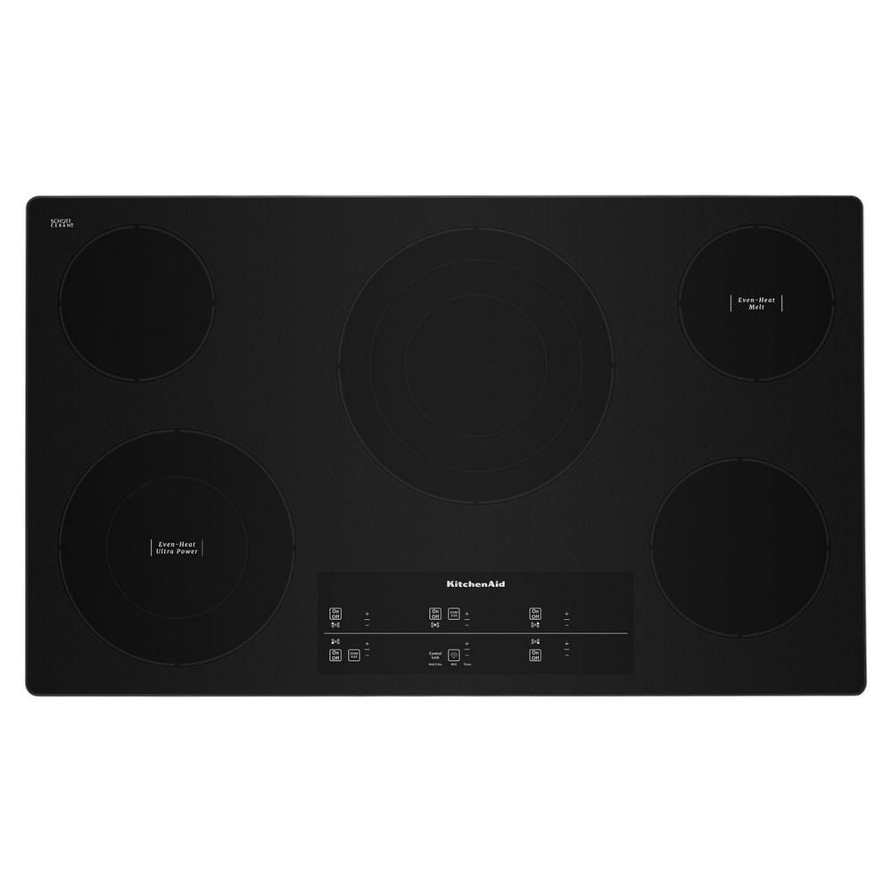 Kitchenaid 36 Inch Electric Cooktop 5 Elements The Home Depot Canada Kitchenaid 36 Inch Electric Cooktop 5 Elements