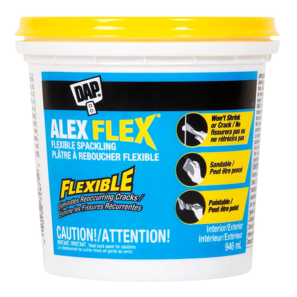 DAP ALEX FLEX 946mL Flexible Spackling The Home Depot Canada