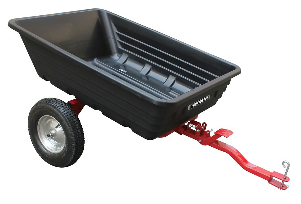 COUNTRY PRO 600LB Tow Behind Poly Cart | The Home Depot Canada