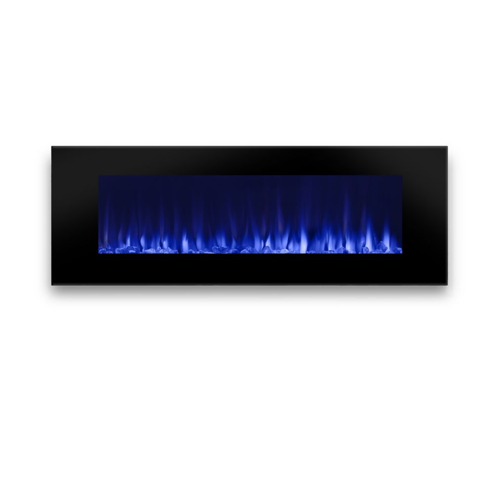 Muskoka 42 Inch Wall Mount Electric Fireplace In Zinc The Home Real Flame Dinatale Wall Hung Electric Fireplace In