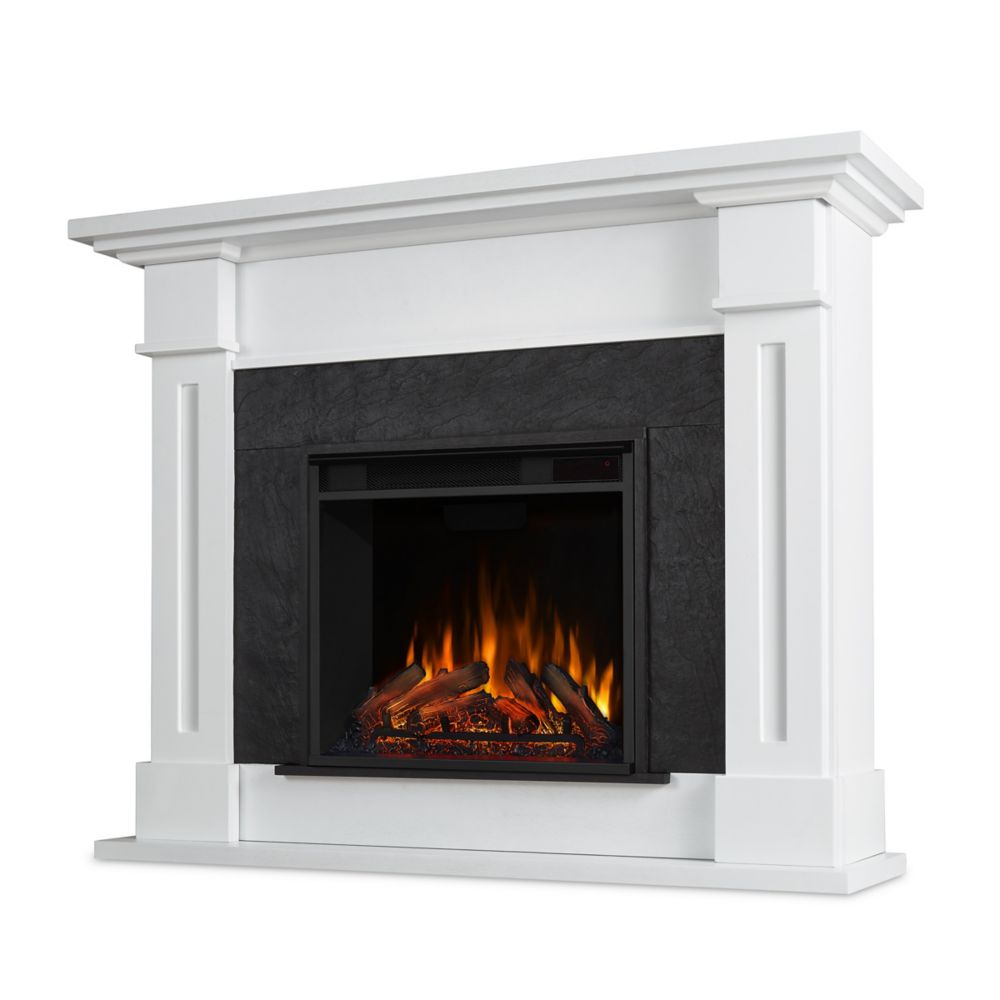 Real Flame Kipling Electric Fireplace In White The Home Depot Canada Kipling Electric Fireplace In White Photo Of Product