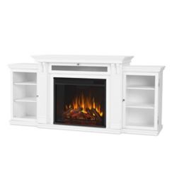 Real Flame Ashley Electric Fireplace Mantel In White
