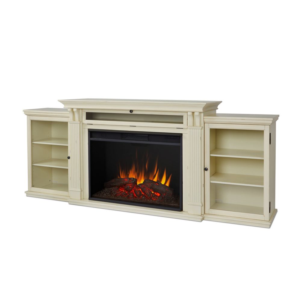 Real Flame White Electric Fireplace