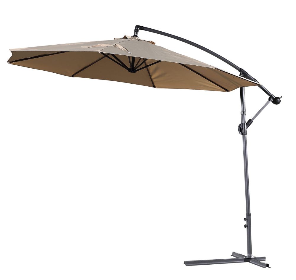 Velago 10 ft. Gandia Patio Cantilever Umbrella in Mocha The Home